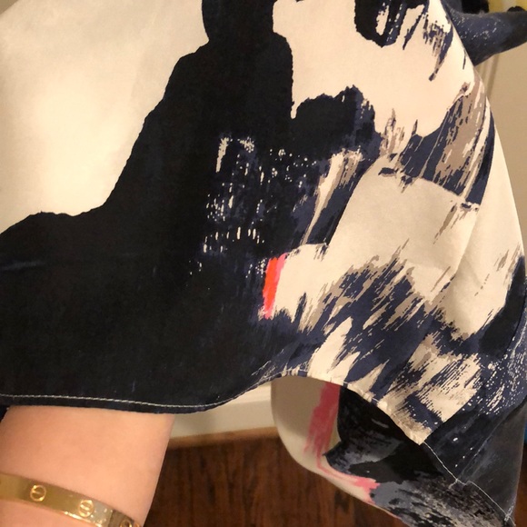 Kate Spade Saturday Split Decision midi silk dress - Picture 5 of 11